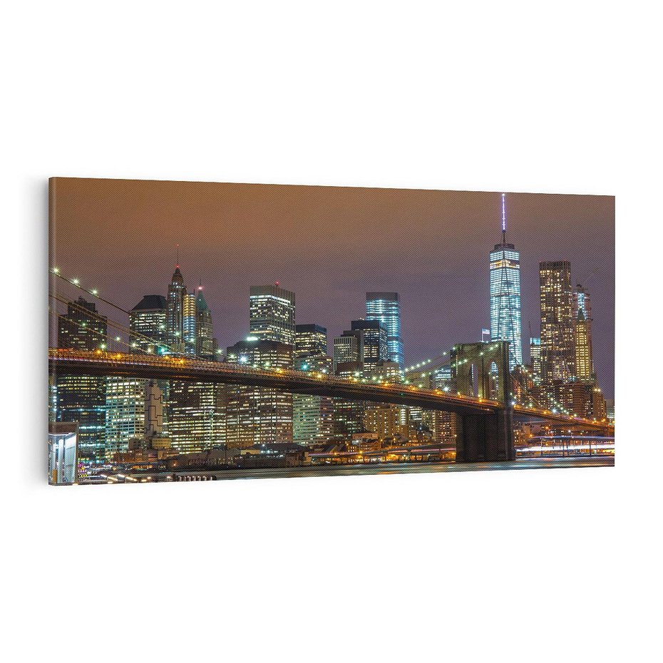 Obraz na płótnie 100x50 - Ikona Nowego Jorku - most, Nowy Jork