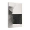 Obraz na płótnie 70x100 - Taniec Szarych Okręgów - graficzne, geometryczne kształty