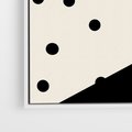 Obraz w ramie 80x120 - Wesołe Geometryczne Kształty - geometryczne kształty, abstrakcja - rama biała