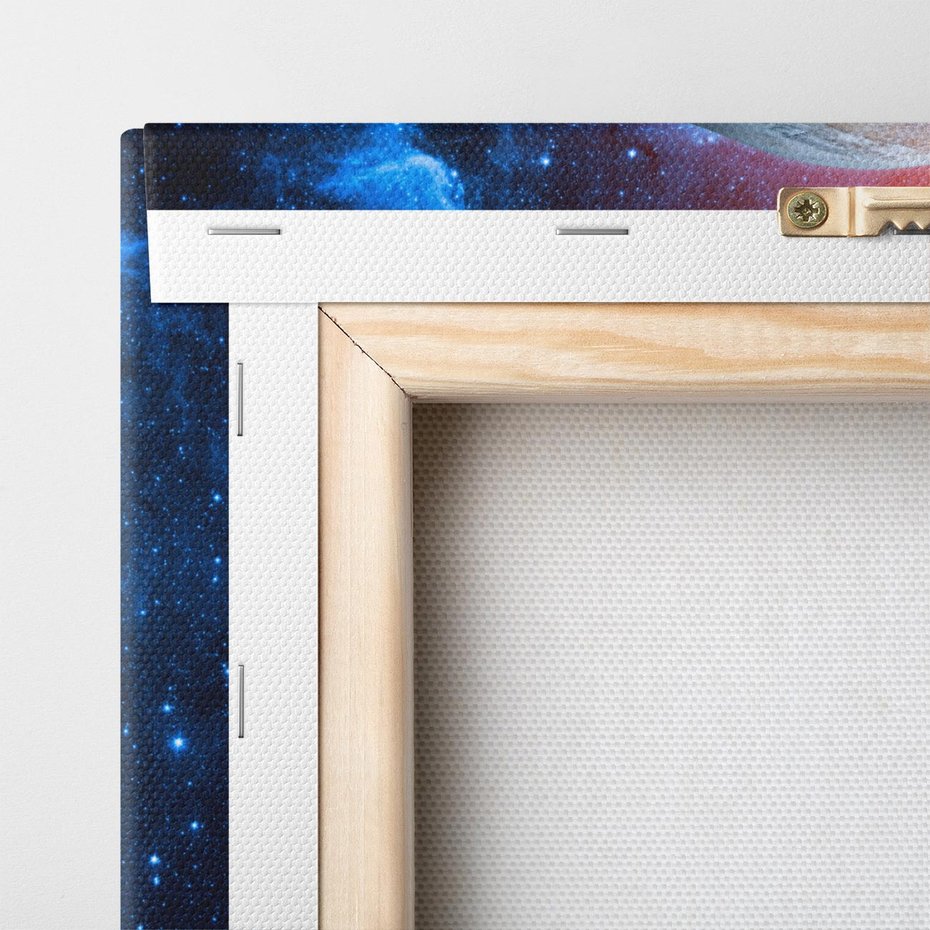 Obraz na płótnie 50x50 - Planeta w nieskończoności - ziemia, kosmos