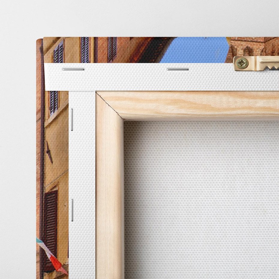 Obraz na płótnie 70x100 - Urok włoskich uliczek - włoskie, uliczki