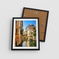 Plakat w ramie 40x50 - Magia Kanałów Weneckich - Wenecja, kanały - rama czarna