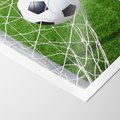 Plakat bez ramy 21x30 - Namiętność Piłki i Gola - piłka nożna, gol