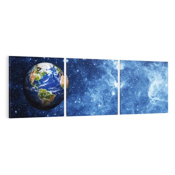 Obraz na płótnie 90x30 - Kosmiczne podróże na Ziemię - kosmos, ziemia