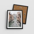 Plakat w ramie 40x50 - Wenecja na Twojej Ścianie - wenecja, kanały - rama czarna