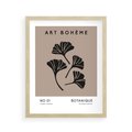 Plakat w ramie 40x50 - Botaniczne wymysły - sztuka boho, plakat - rama drewno