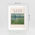 Plakat w ramie 30x40 - Claude Monet: Reprodukcja - Claude Monet, reprodukcja plakat - rama biała