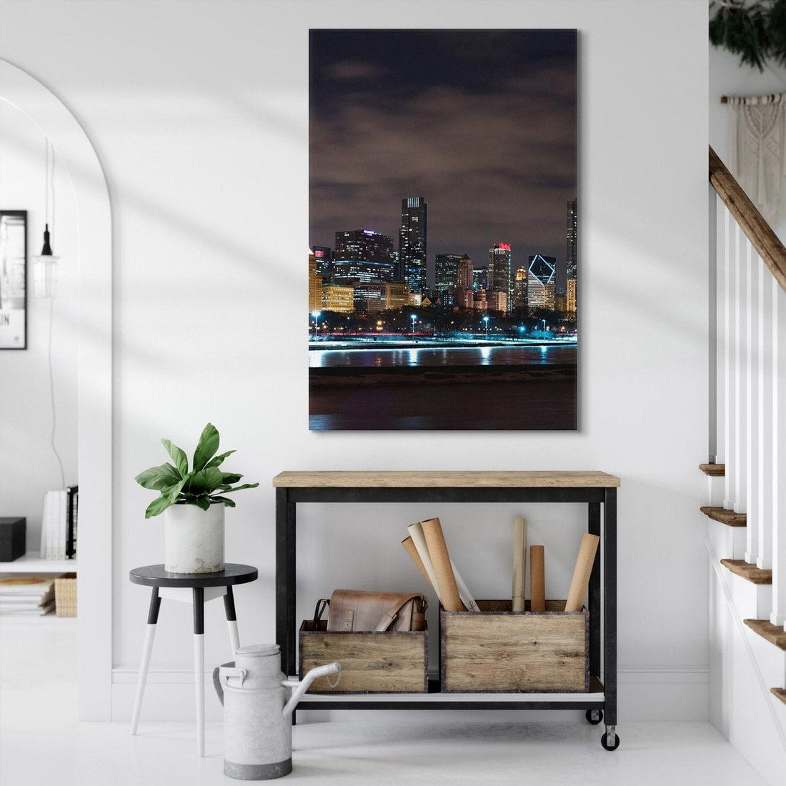 Obraz na płótnie 50x70 - Chicago - Miasto kontrastów - Chicago, USA