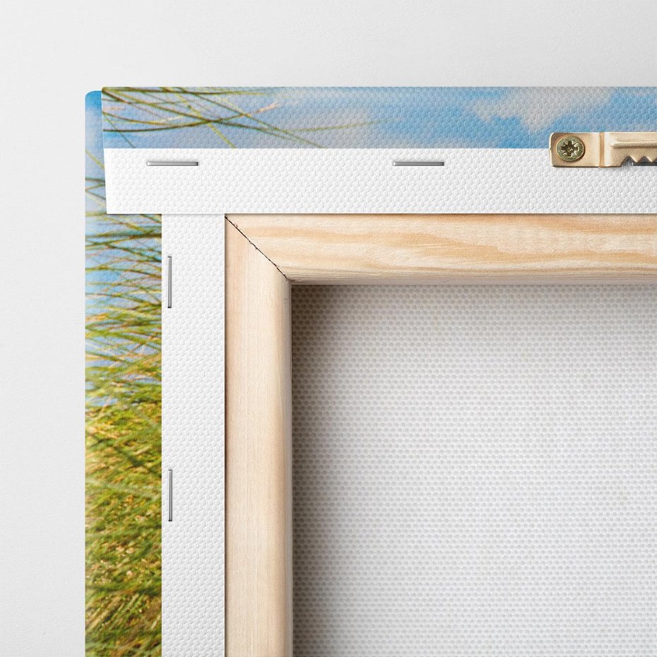 Obraz na płótnie 60x60 - Spokojna plaża nad Bałtykiem - plaża, Bałtyk