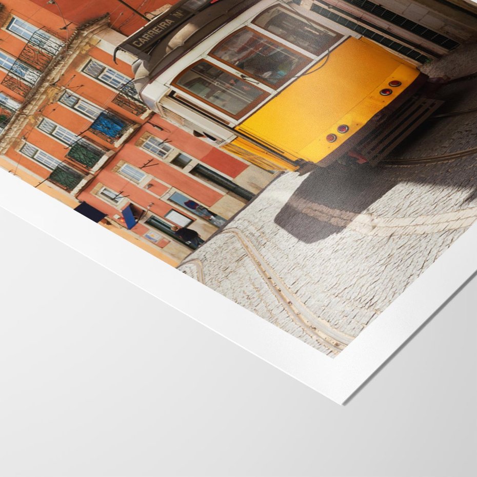 Plakat bez ramy 30x40 - Urok tramwaju w Lizbonie - Lizbona, tramwaj