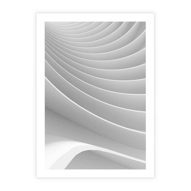 Plakat bez ramy 21x30 - Geometryczna Harmonia - geometryczne, kształty