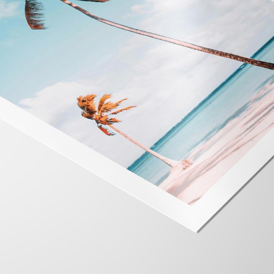 Plakat bez ramy 21x30 - Raj na Ziemi - plaża, ocean