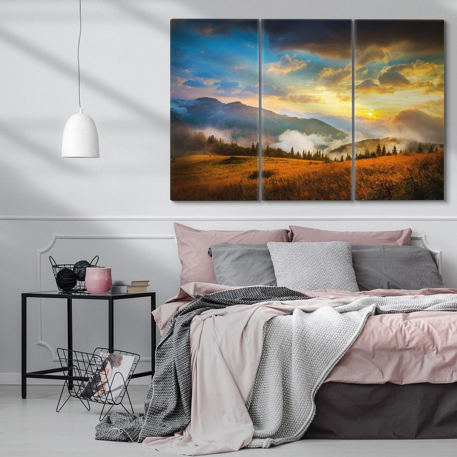 Obraz na płótnie 120x80 - Urok Górskiej Przyrody: Ukraina - góry, ukraina