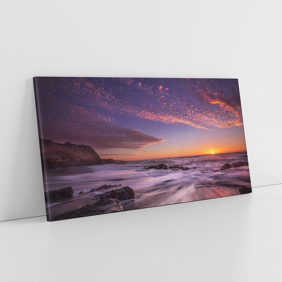 Obraz na płótnie 120x60 - Spojrzenie w głąb duszy - zachód słońca, zmierzch