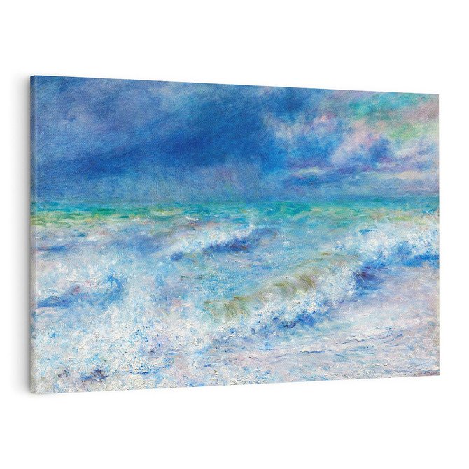 Obraz na płótnie 100x70 - "Seascape" (1897), Pierre-Auguste Renoir - Reprodukcja - reprodukcja, obraz na płótnie