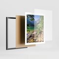 Plakat w ramie 40x50 - Mistyczna Przyroda - góry, jezioro - rama czarna
