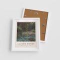 Plakat w ramie 40x50 - Sztuka i Litera - Claude Monet, reprodukcja obrazu - rama biała
