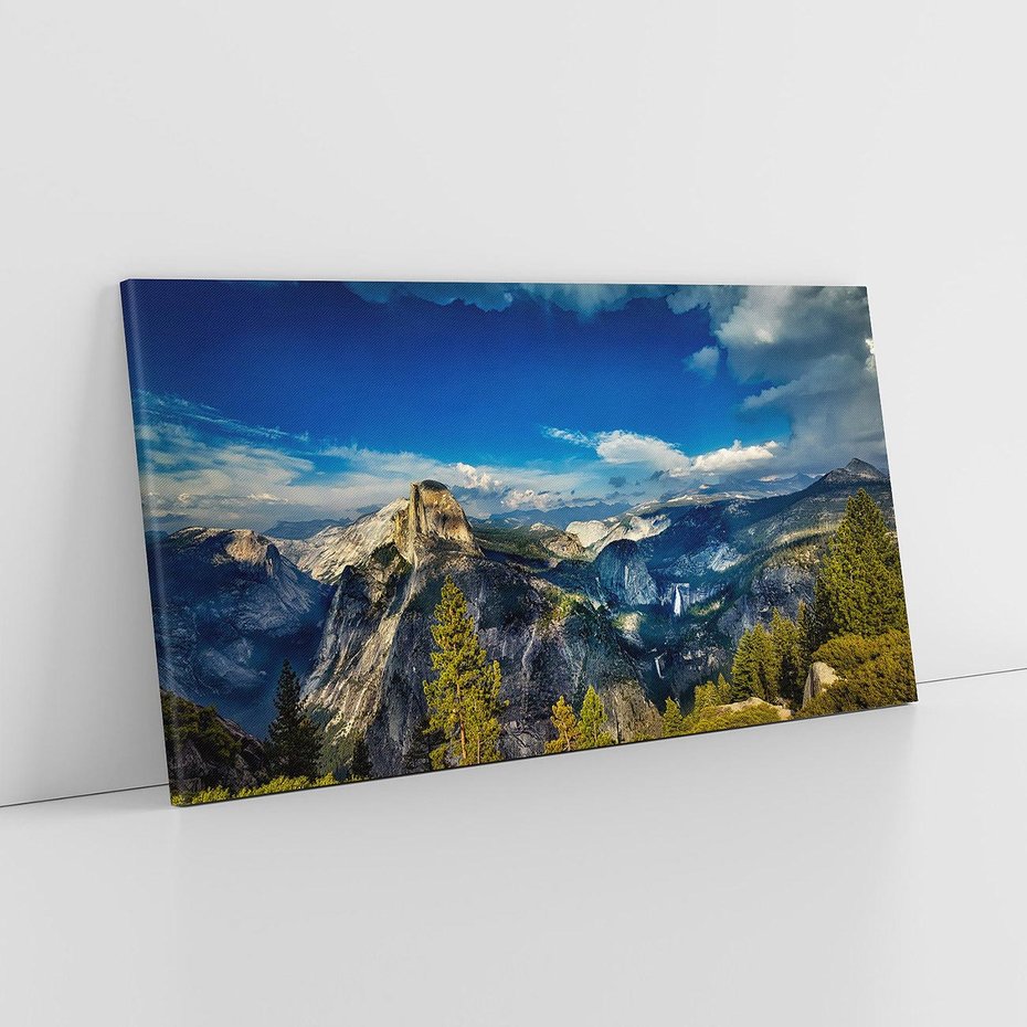 Obraz na płótnie 120x60 - Zaklęty las oaza spokoju - góry, las