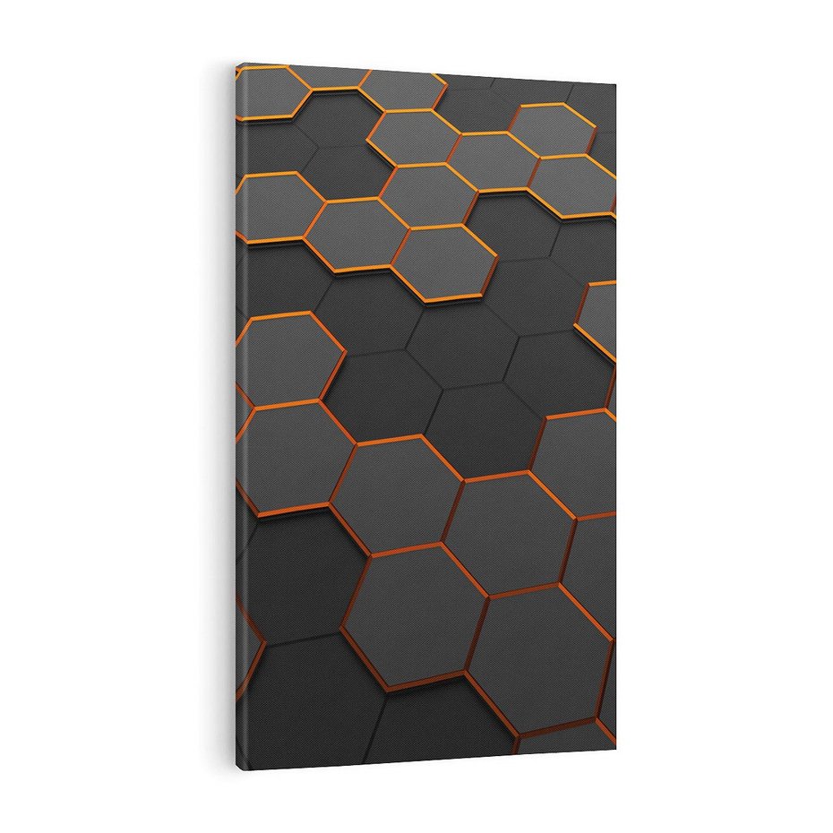 Obraz na płótnie 70x100 - Trójwymiarowa abstrakcja - 3D, abstrakcja