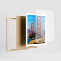 Plakat w ramie 40x50 - W krainie amerykańskich mostów - most, USA - rama drewno
