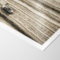 Plakat bez ramy 50x70 - Sepia na Polu - kombajn, pole