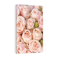 Obraz na płótnie 70x100 - Delikatność róż - piękno natury - róże, kwiaty