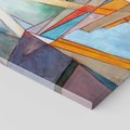 Obraz na płótnie 50x70 - Geometria abstrakcji - abstrakcja, geometria