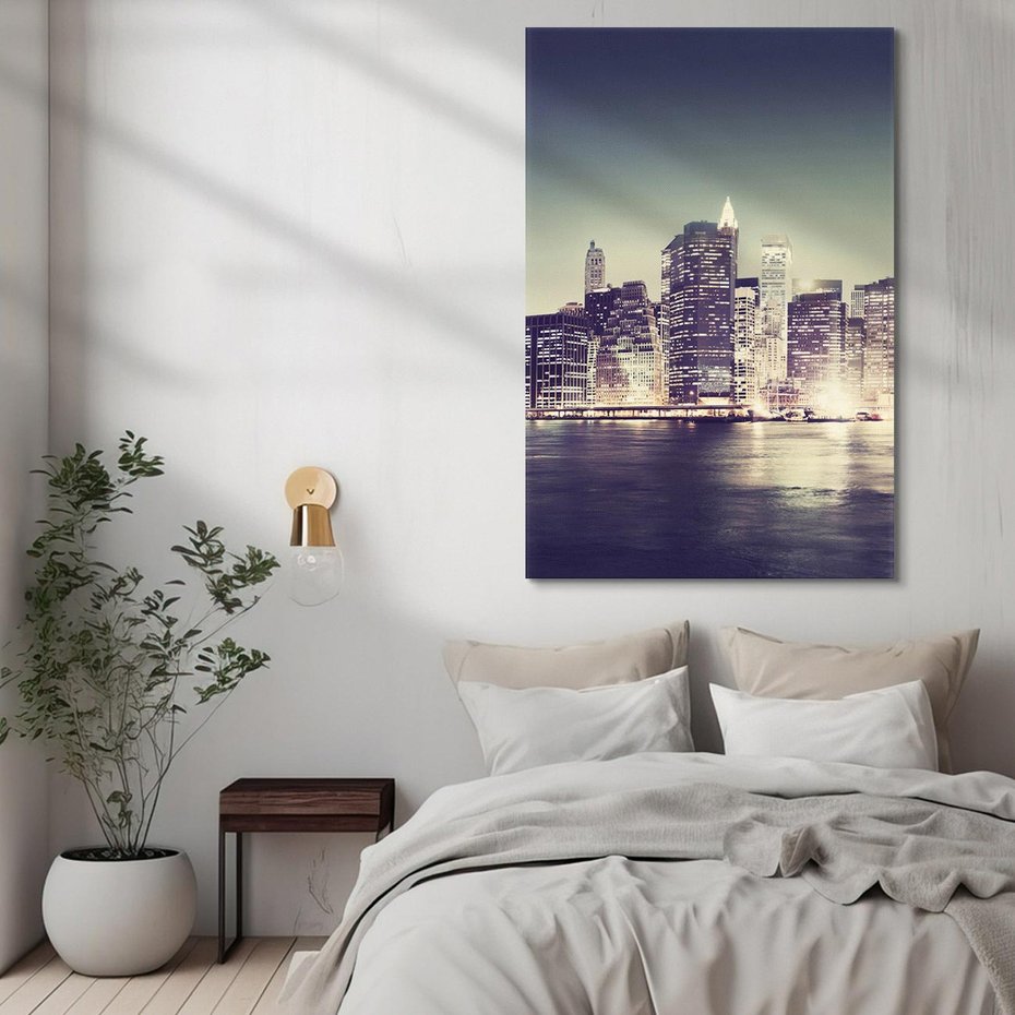 Obraz na płótnie 50x70 - Miasto niekończących się możliwości - Nowy York, miasto