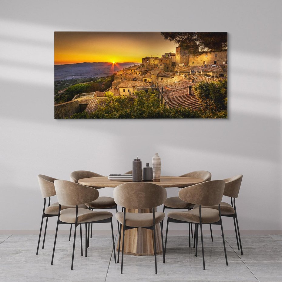 Obraz na płótnie 120x60 - Urok włoskiej przyrody - toscania, Włochy