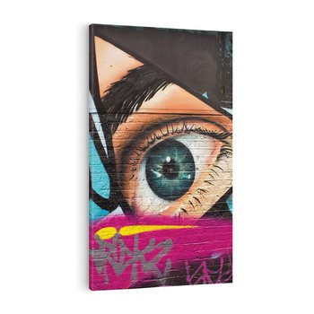 Obraz na płótnie 80x120 - Wibracje kreatywności graffiti - graffiti