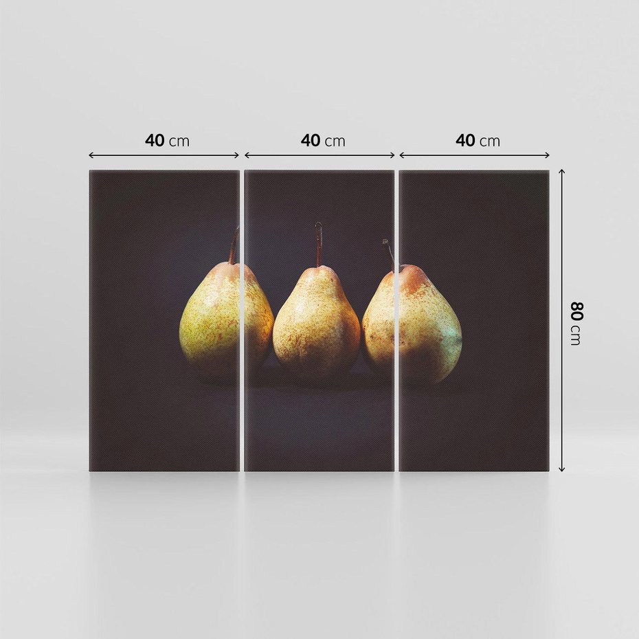 Obraz na płótnie 120x80 - Gruszki Słodki Zapach - gruszki, owowce