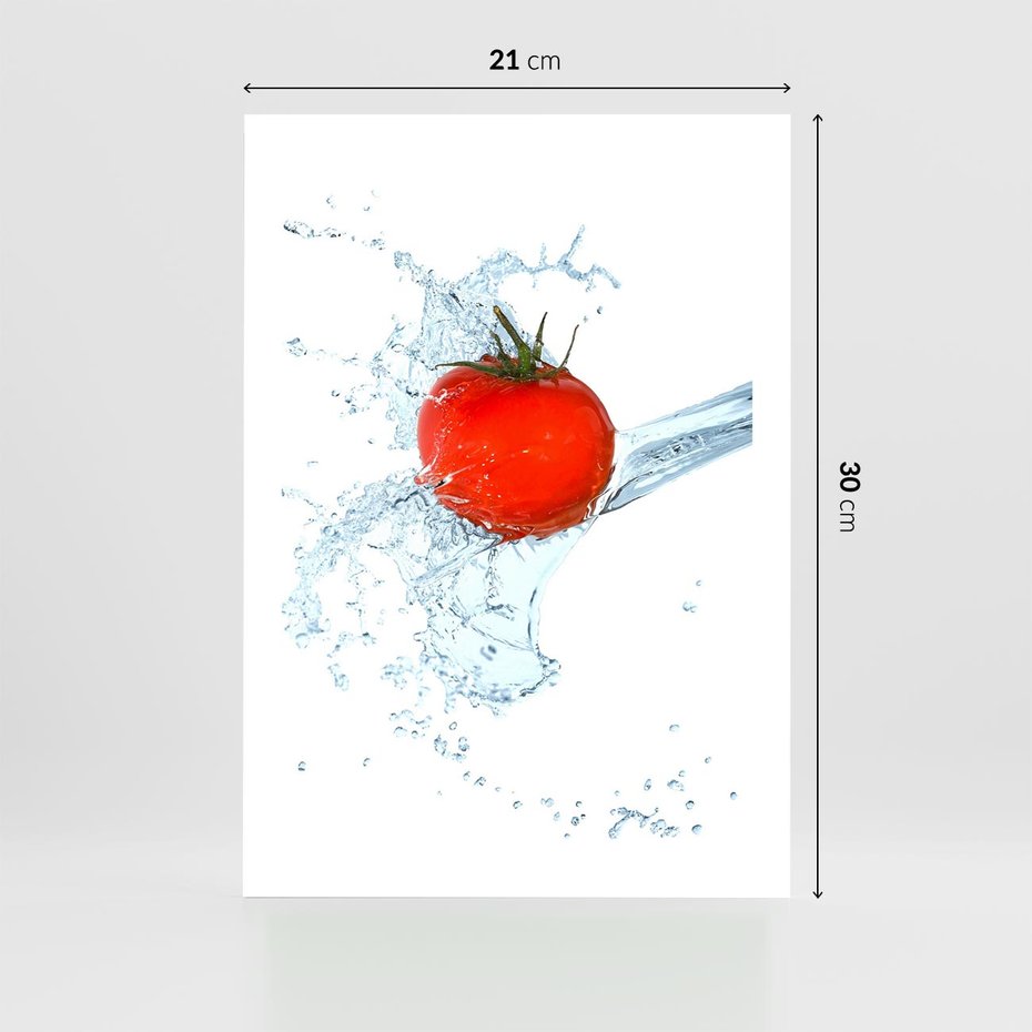 Plakat bez ramy 21x30 - Apetyczna KuchniaNowoczesna Ekspresja - pomidor, jedzenie