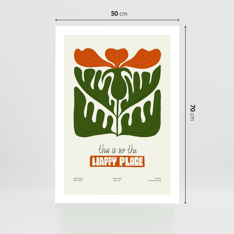 Plakat bez ramy 50x70 - Rozkwitająca Gra - kwiaty, nowoczesny plakat