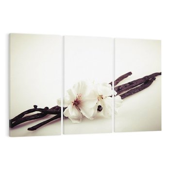 Obraz na płótnie 120x80 - Czuła delikatność wanilii - wanilia, kwiaty