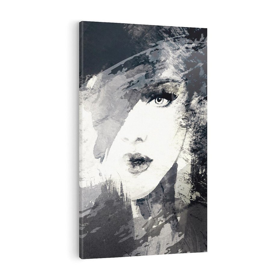 Obraz na płótnie 50x70 - Abstrakcyjna wizja kobiety - abstrakcja, kobieta