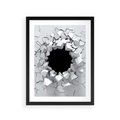 Plakat w ramie 30x40 - Nowoczesna Abstrakcja - grafika, nowoczesna - rama czarna