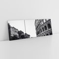Obraz na płótnie 150x50 - Echa Historii - czarno biała fotografia, koloseum
