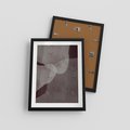 Plakat w ramie 30x40 - Obce Odcienie - mroczny plakat, nowoczesne wnętrza - rama czarna