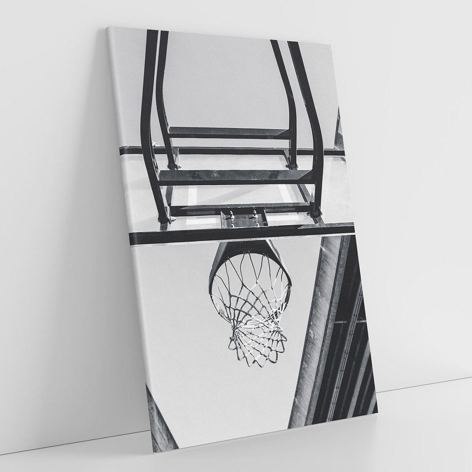 Obraz na płótnie 80x120 - Koszykówka - Radość Gry w Kosz - koszykówka, kosz