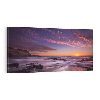 Obraz na płótnie 120x60 - Spojrzenie w głąb duszy - zachód słońca, zmierzch