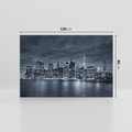 Obraz na płótnie 120x80 - Miejskie Migawki - noc, NY