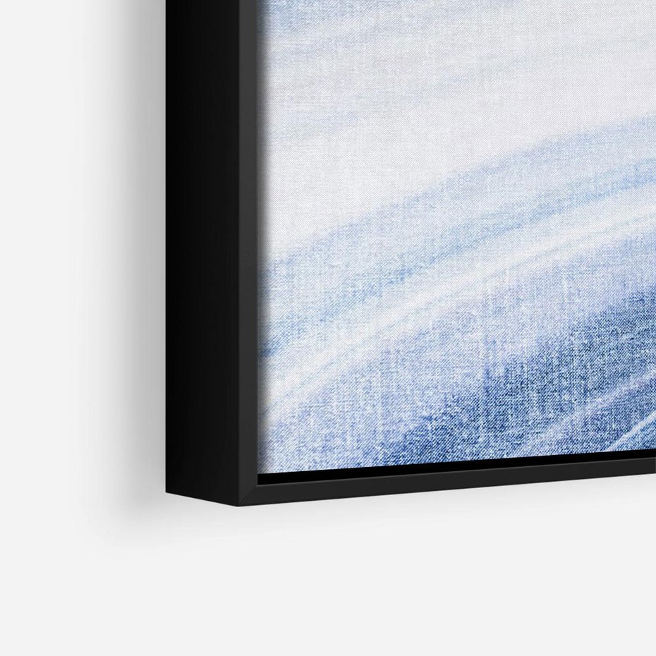 Obraz w ramie 70x50 - Abstrakcyjna akwarela - abstrakcja, akwarela - rama czarna