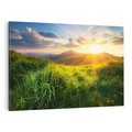 Obraz na płótnie 70x50 - Bliskość Natury - góry, łąka