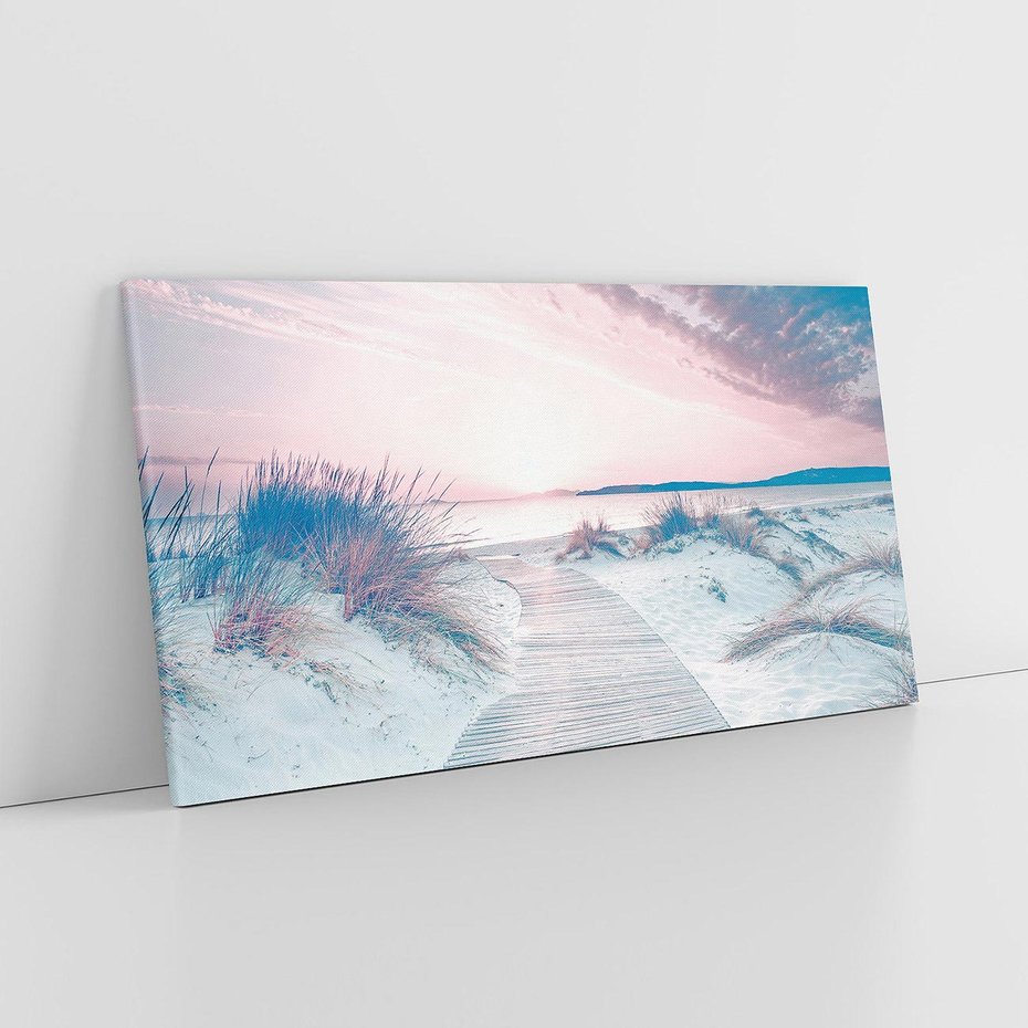 Obraz na płótnie 120x60 - Magia Zachodu Słońca - fotografia, stonowane kolory