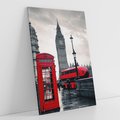 Obraz na płótnie 50x70 - Londyński Klimat Telefoniczny - Londyn, telefon