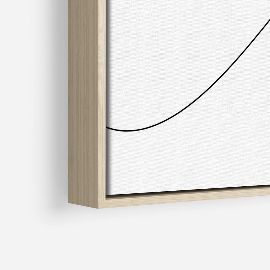 Obraz w ramie 100x70 - Ptasia Linia - ptak, jaskółka - rama drewno