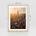 Plakat w ramie 30x40 - Nowojorska Skyline - Manhattan, Nowy Jork - rama drewno