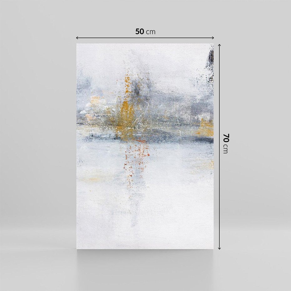 Obraz na płótnie 50x70 - Kontrastujące Chaosy - abstrakcja, kontrast