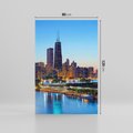 Obraz na płótnie 80x120 - Miasto nad Rzeką - miasto, rzeka