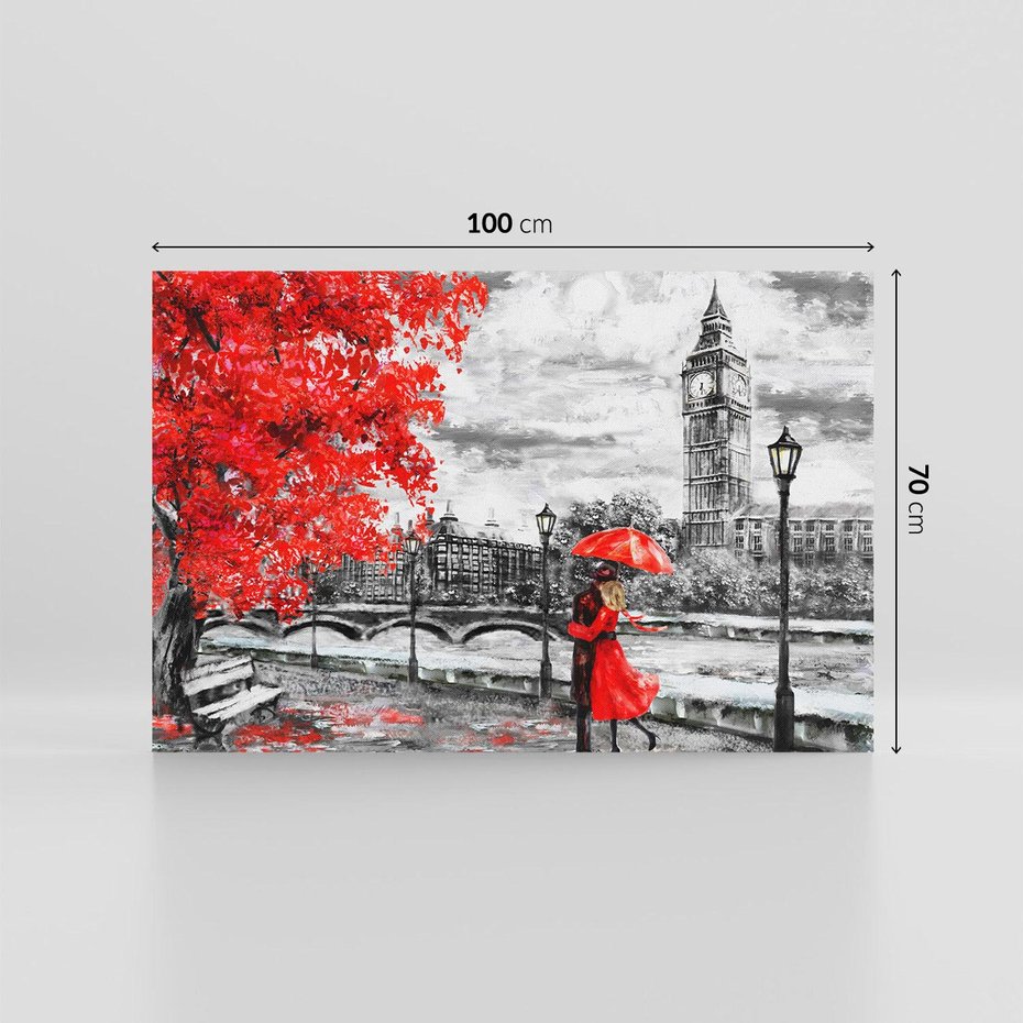 Obraz na płótnie 100x70 - Big Ben w Londynie - londyn, big ben